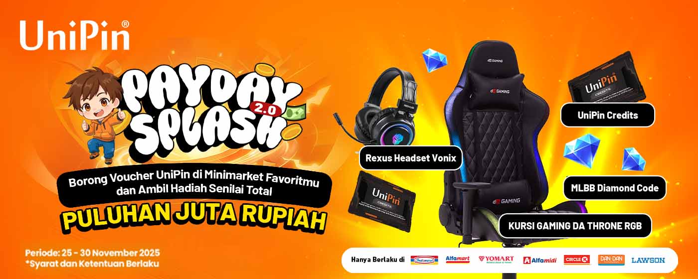 Borong Voucher UniPin di Minimarket Favoritmu, Hadiah Puluhan Juta Menanti!